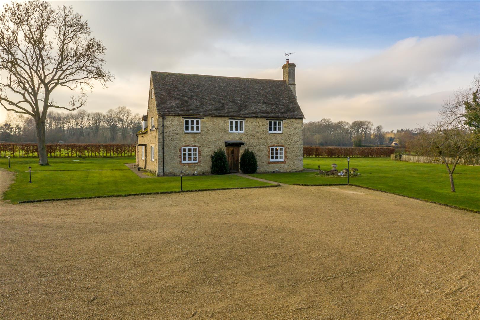 beautiful countryside stone Grade II Listed manor house in Cambridge