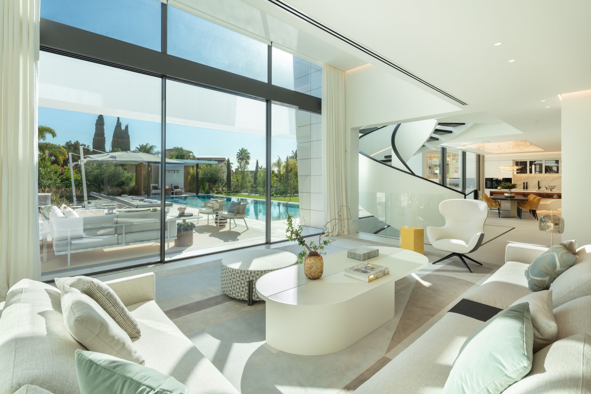dream home in Malaga white modern Vogue interior design