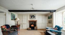 Christmas Homes with Chimneys and Fireplaces for Santa