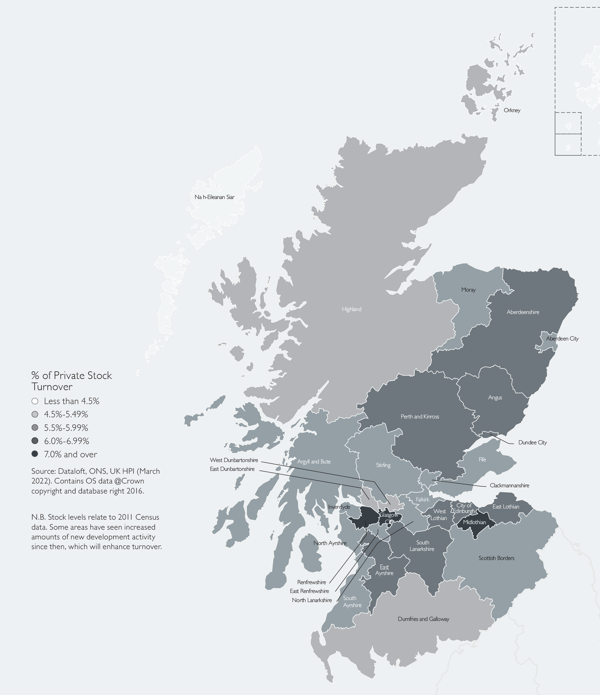 Summer 2022 Scotland Map