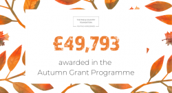 Over £49,000 awarded in The Autumn Grant Programme