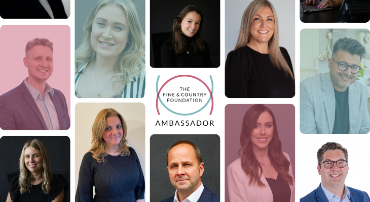Fine & Country agents step up as new Ambassadors for The Fine & Country Foundation
