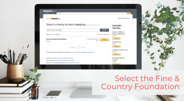 how to donate to charity with amazonsmile