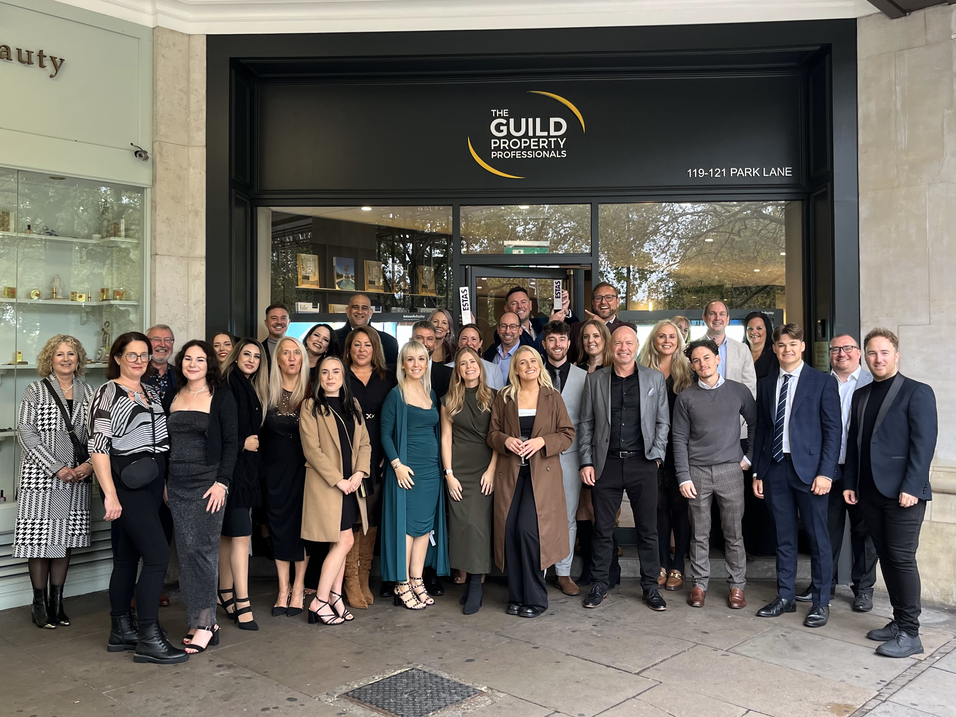 Guild Members on their way to the awards in London