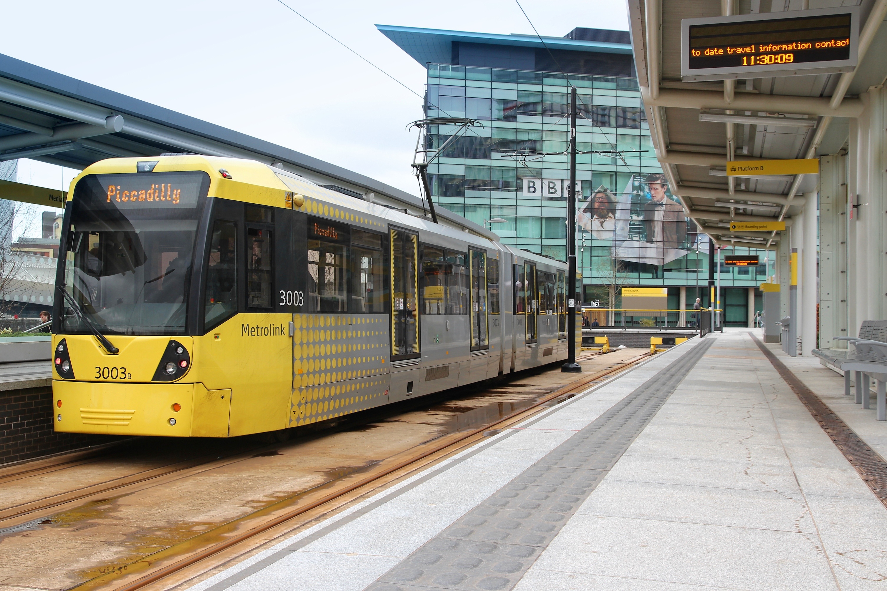 Manchester has a superb tram service in the city