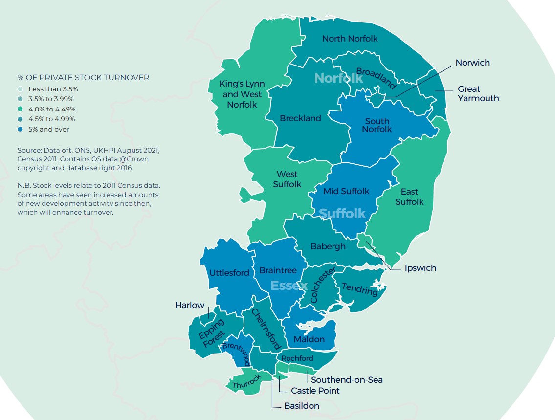 Essex Norfolk Suffolk Winter regional property market report 2021