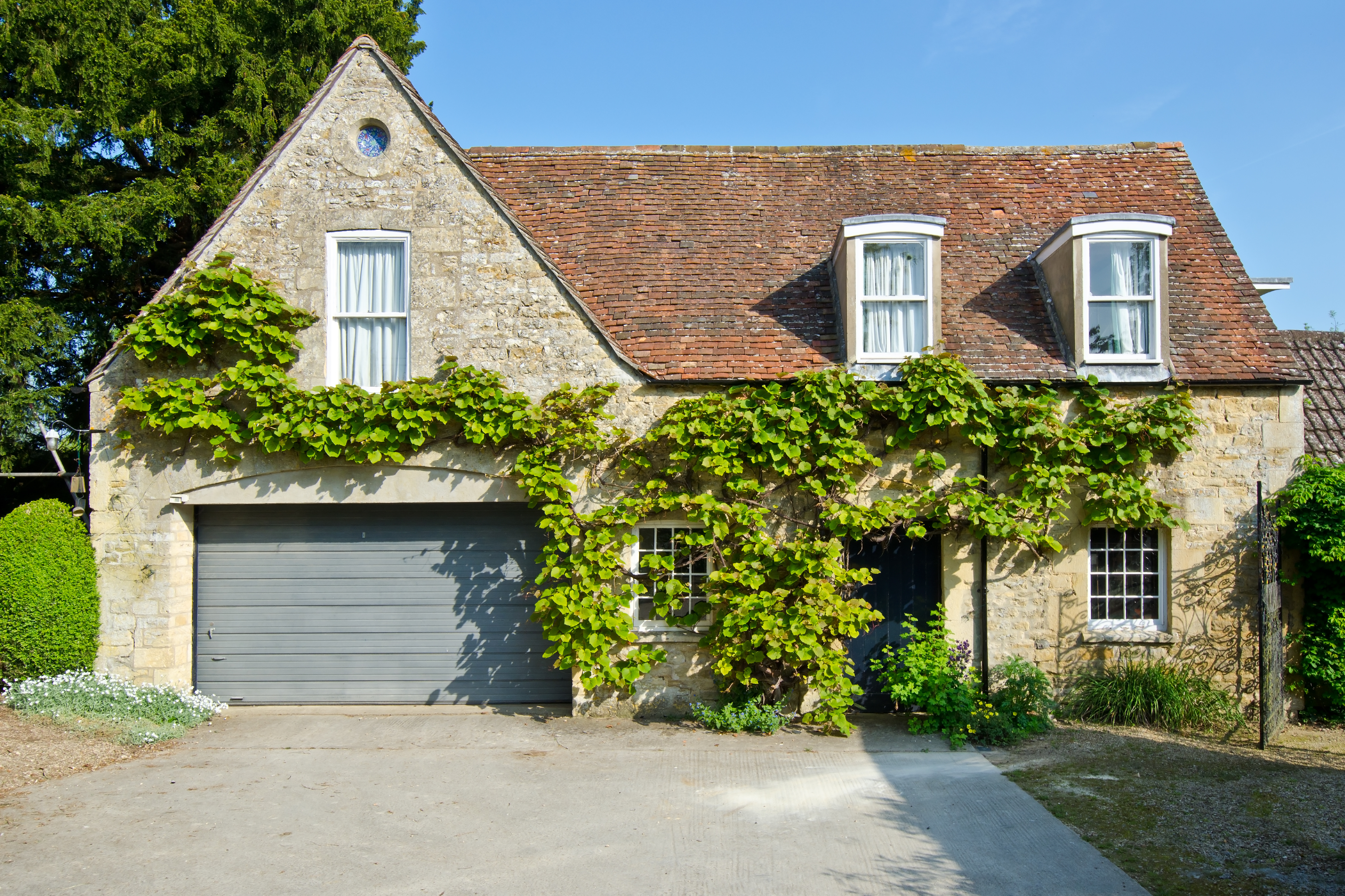 give the garage door a good clean to freshen it up