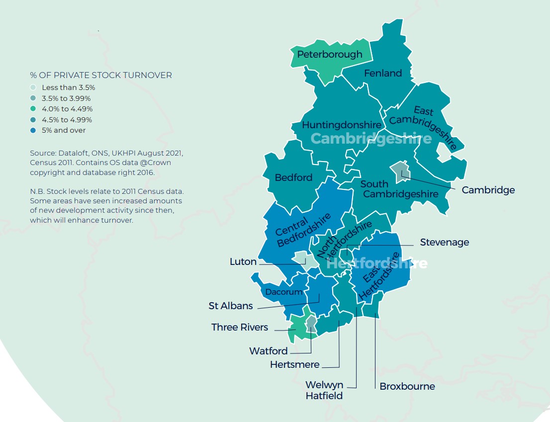 Herts Beds Cambs Winter regional property market report 2021