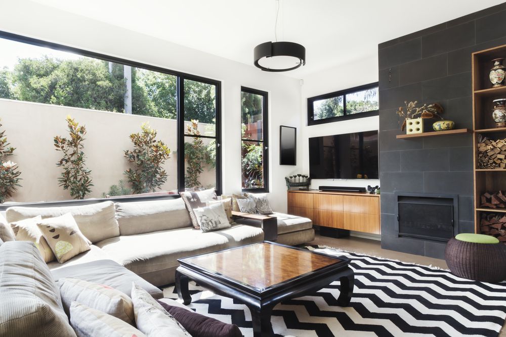 stylish modern living room interior