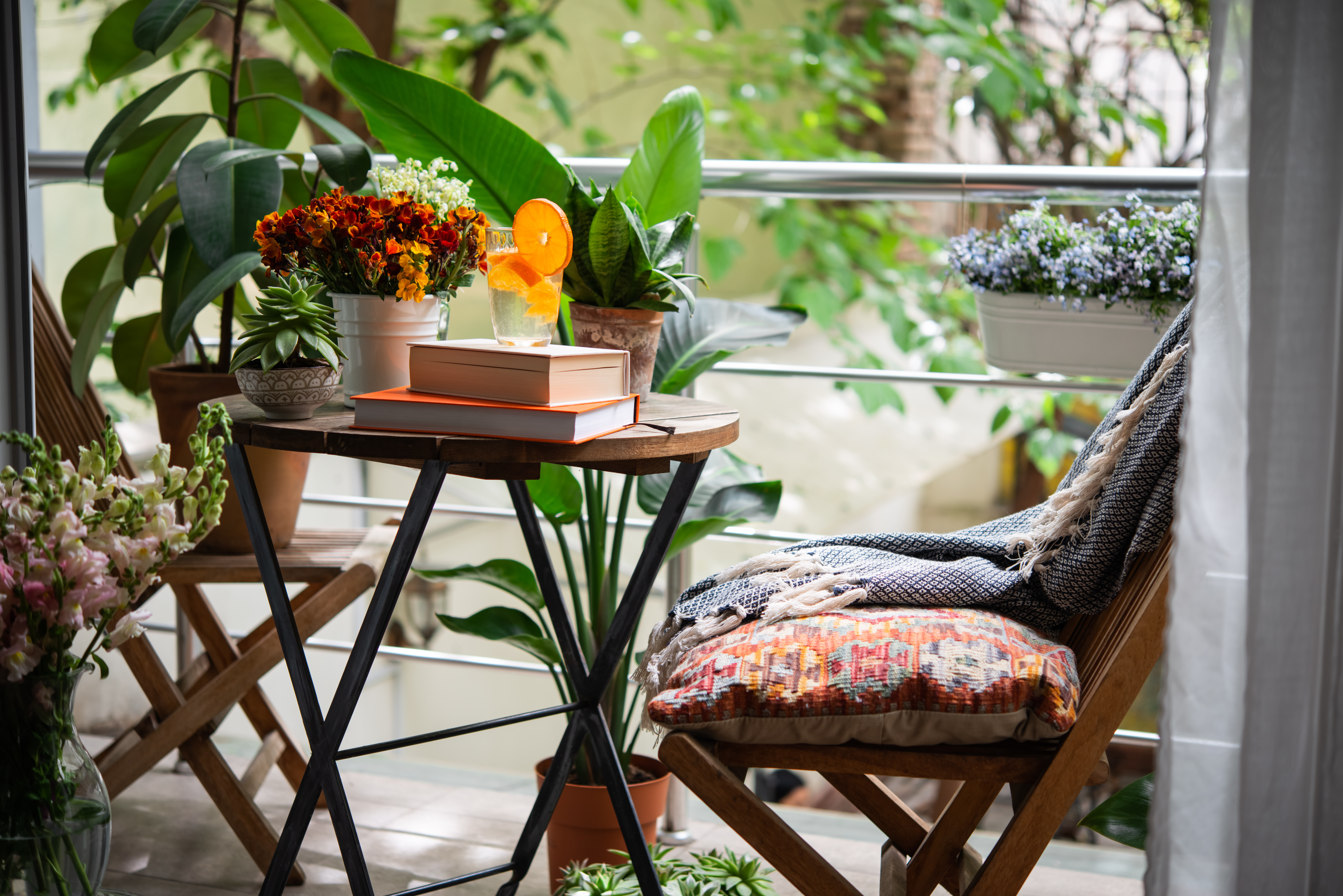 If you are letting an apartment, make the balcony a comfortable place to unwind