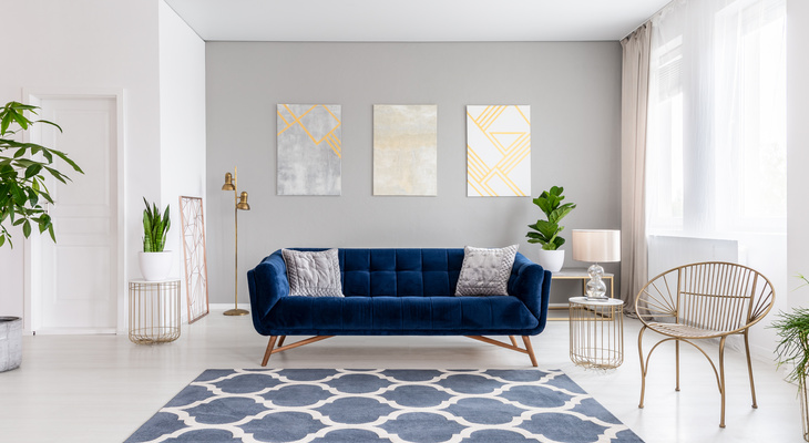 living_room_with_blue_sofa_and_patterned_rug