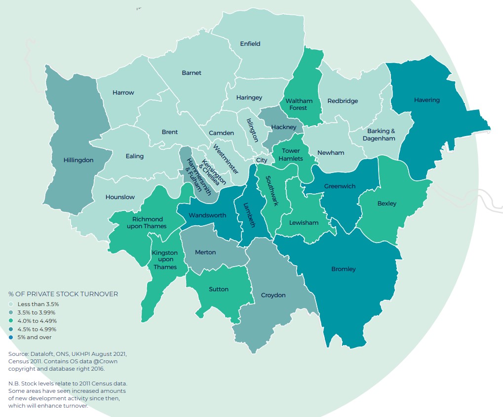 London Winter regional property market report 2021