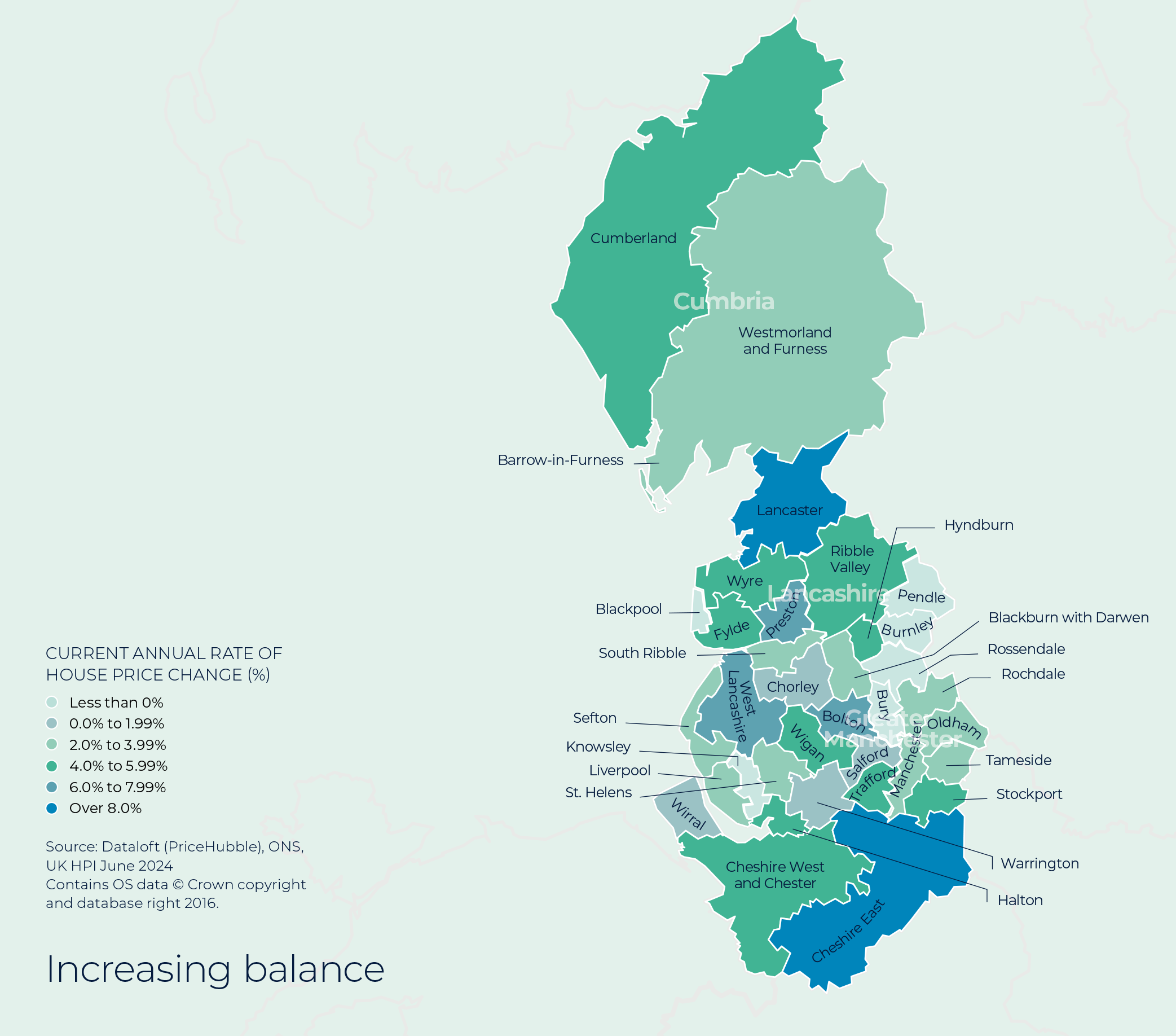 MAP North West Property Market