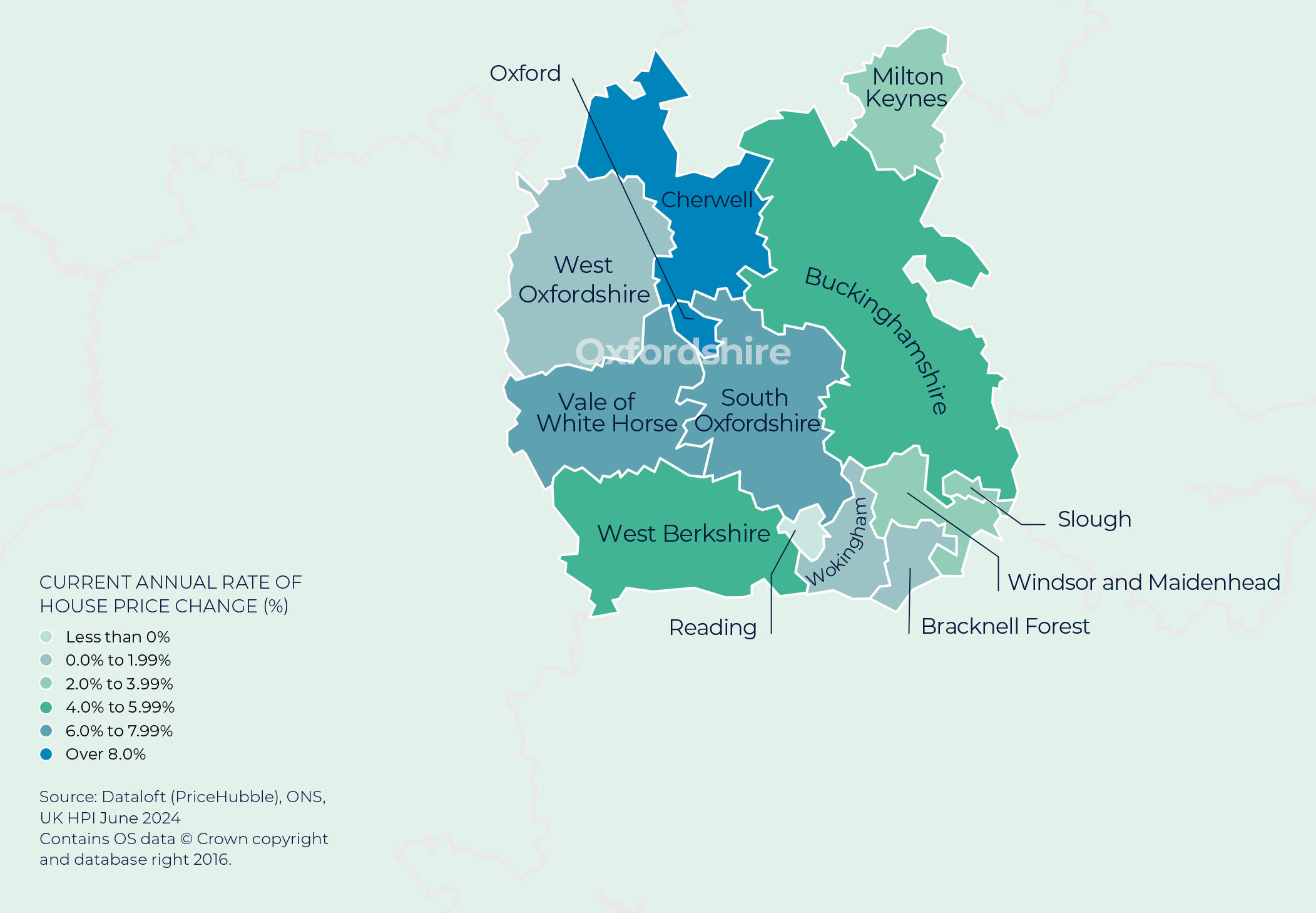 MAP Thames Valley Property Market