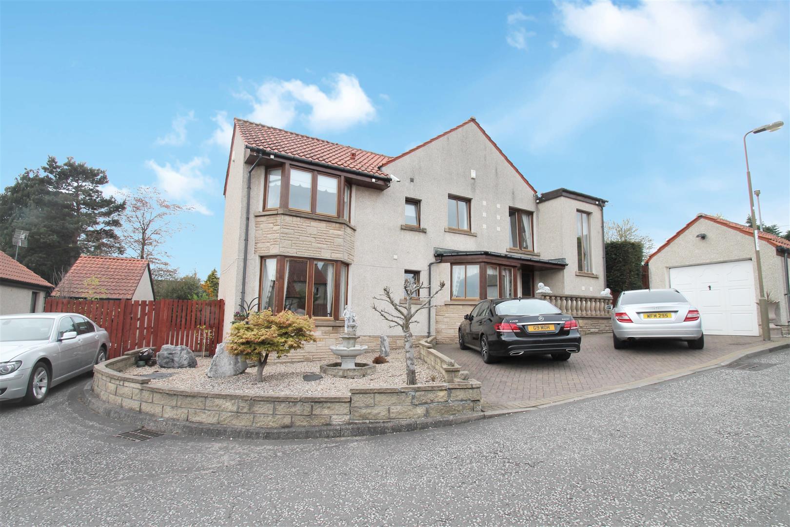 scotland plaster external painted family house