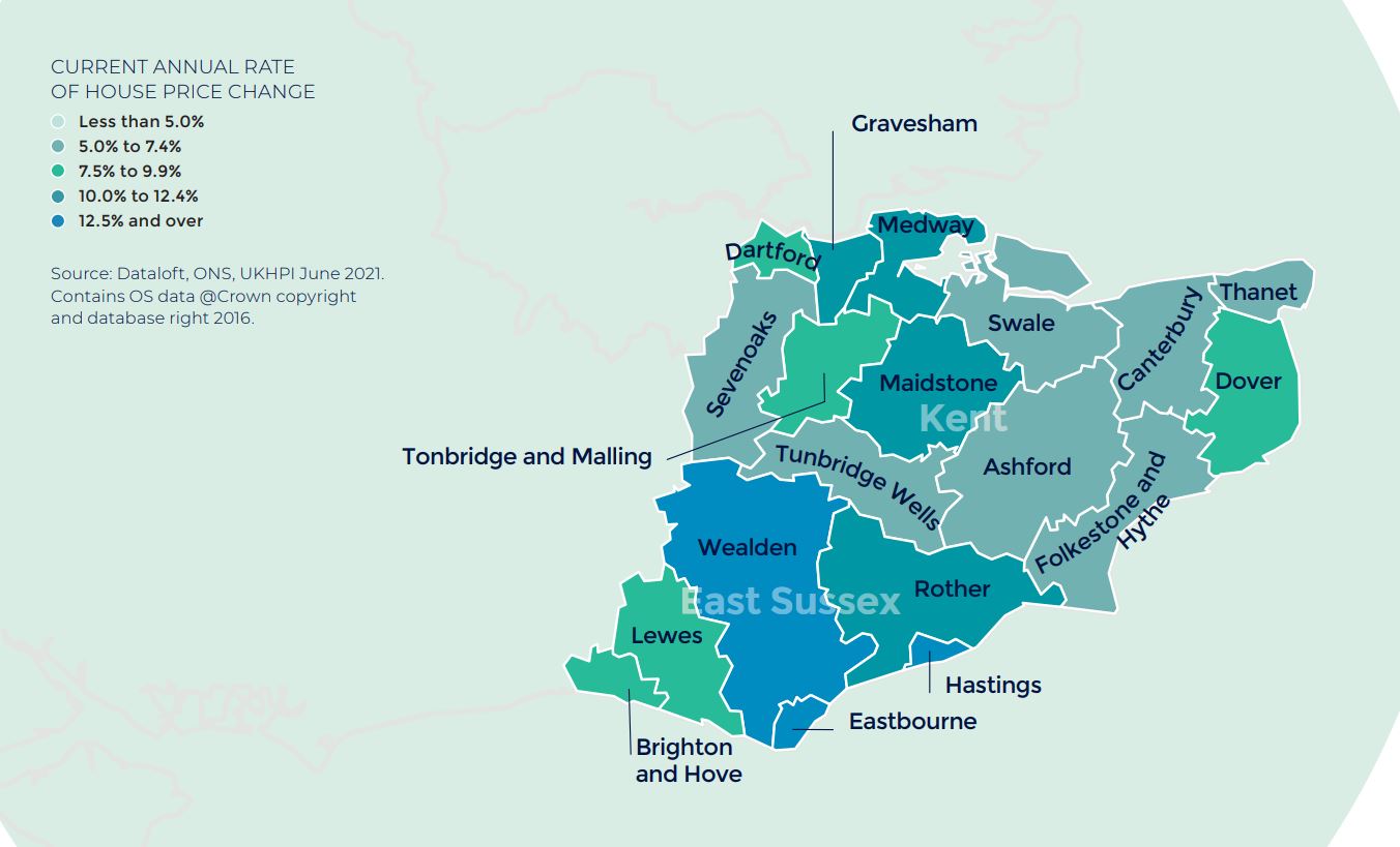 South East Home Counties Kent East Sussex Autumn regional property market report