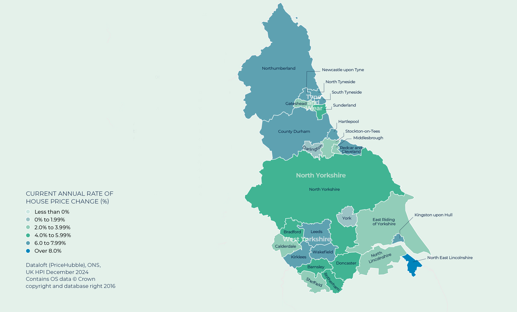 North East Map