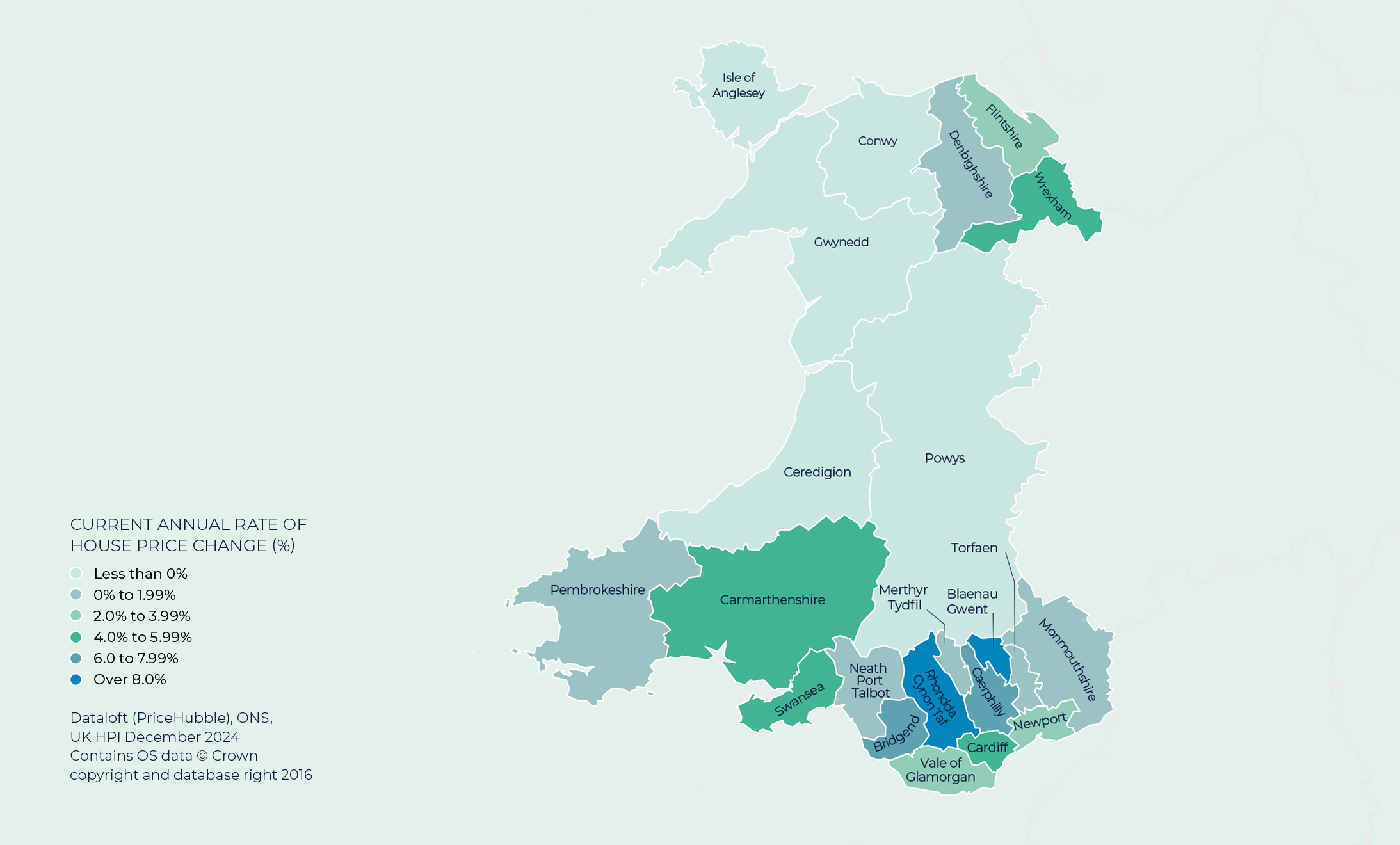 Wales map