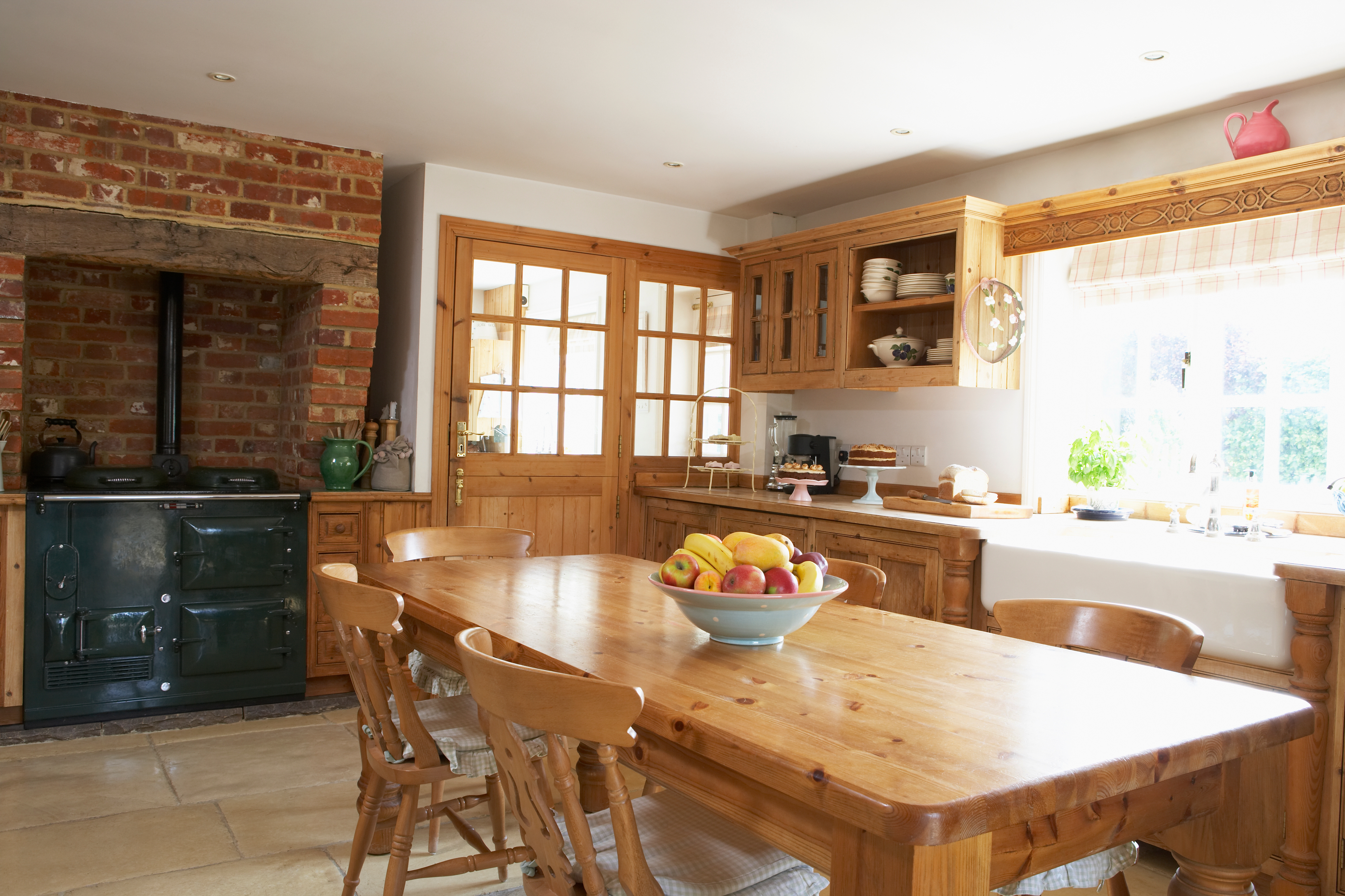 The AGA is the focal point in your farmhouse kitchen