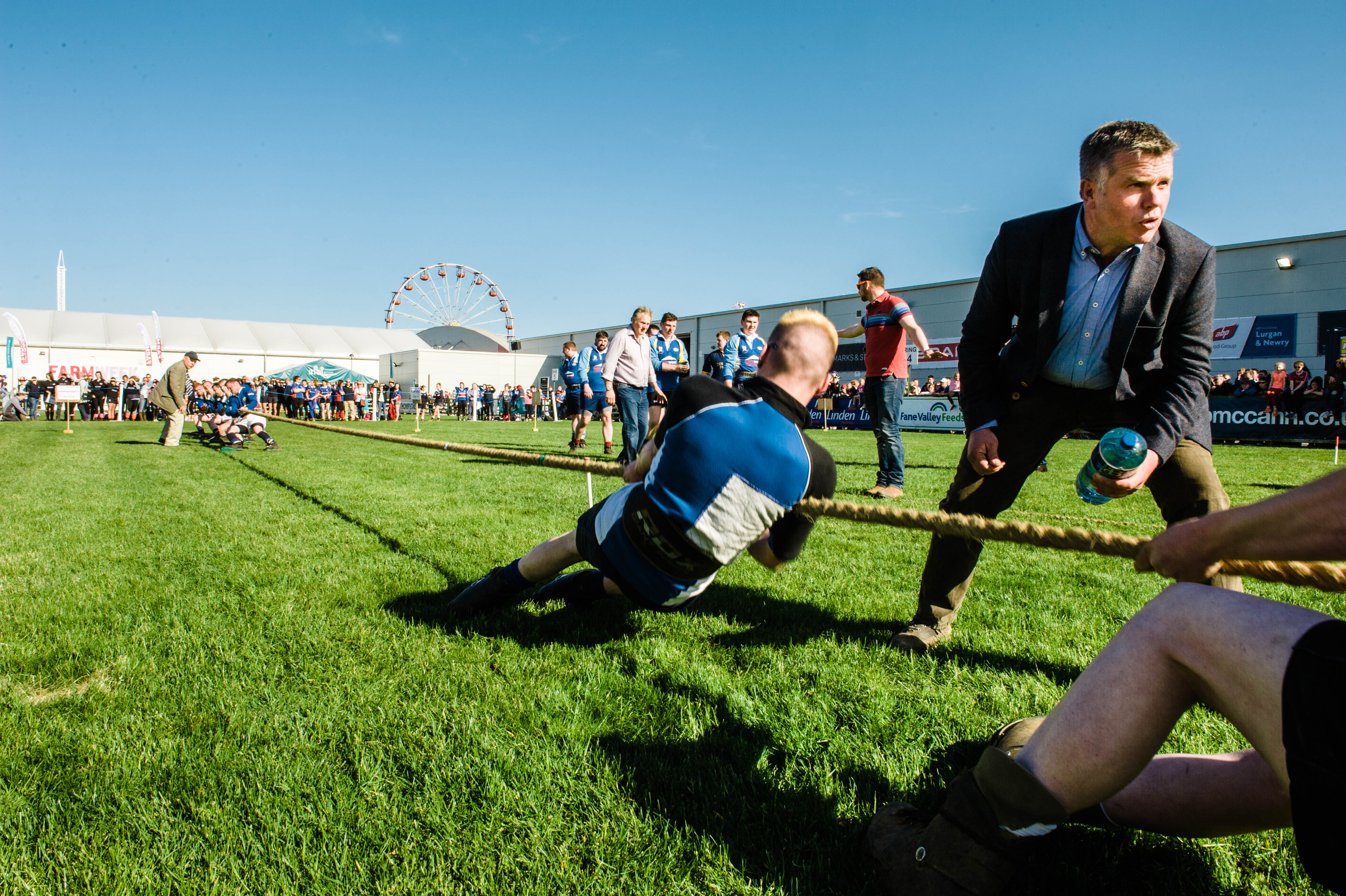 tug of war at The Balmoral Show in belfast