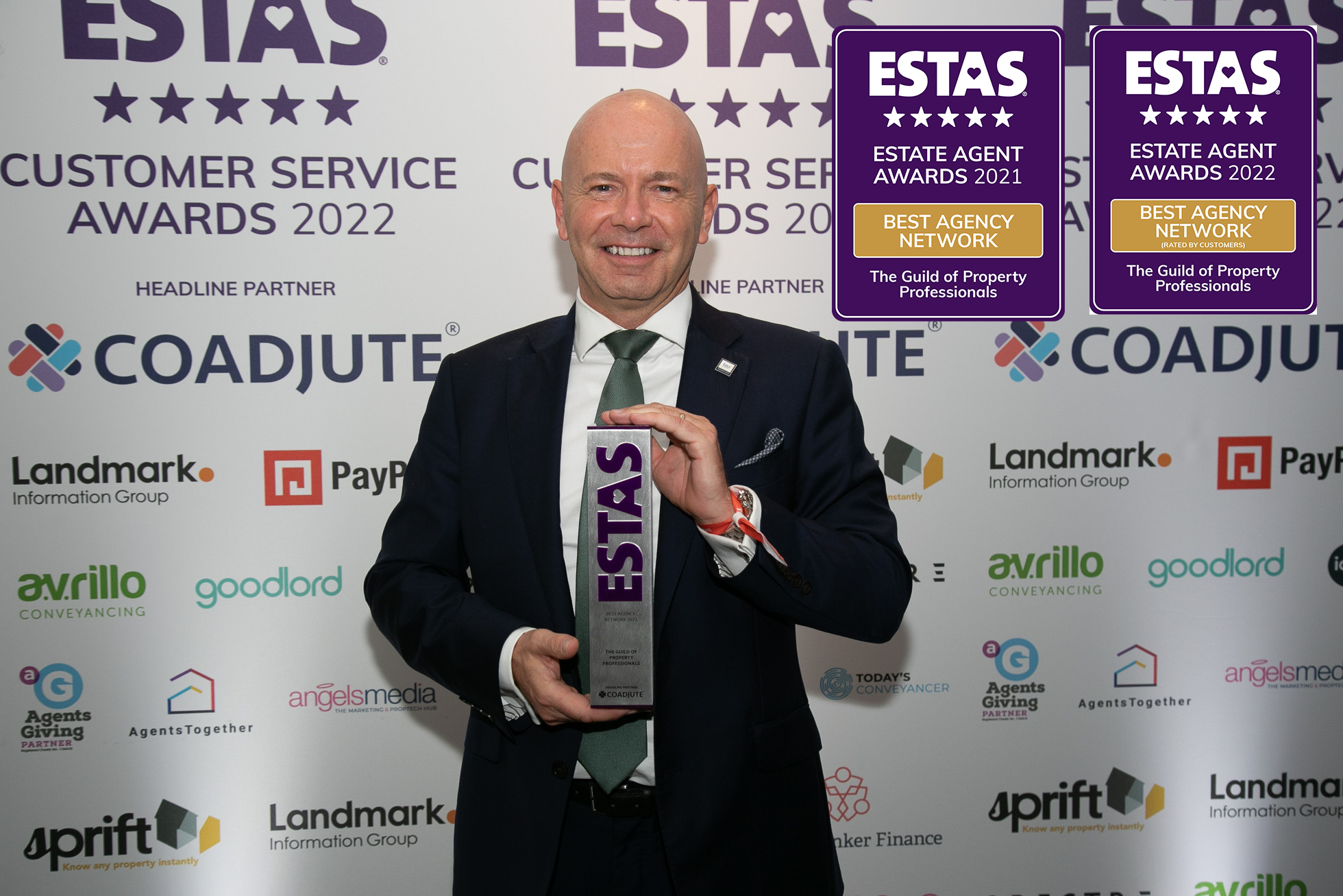 Iain McKenzie at The ESTAS Awards
