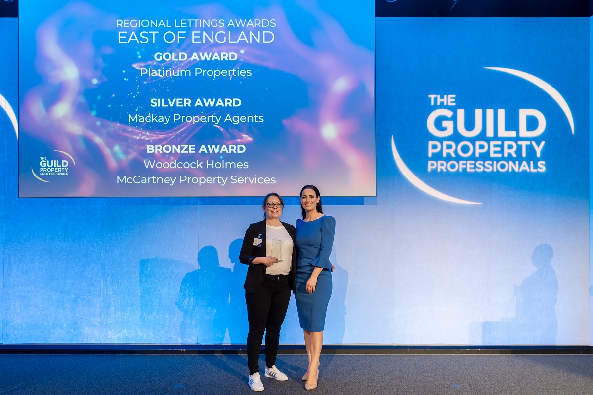 Platinum Properties won our lettings award for the East of England