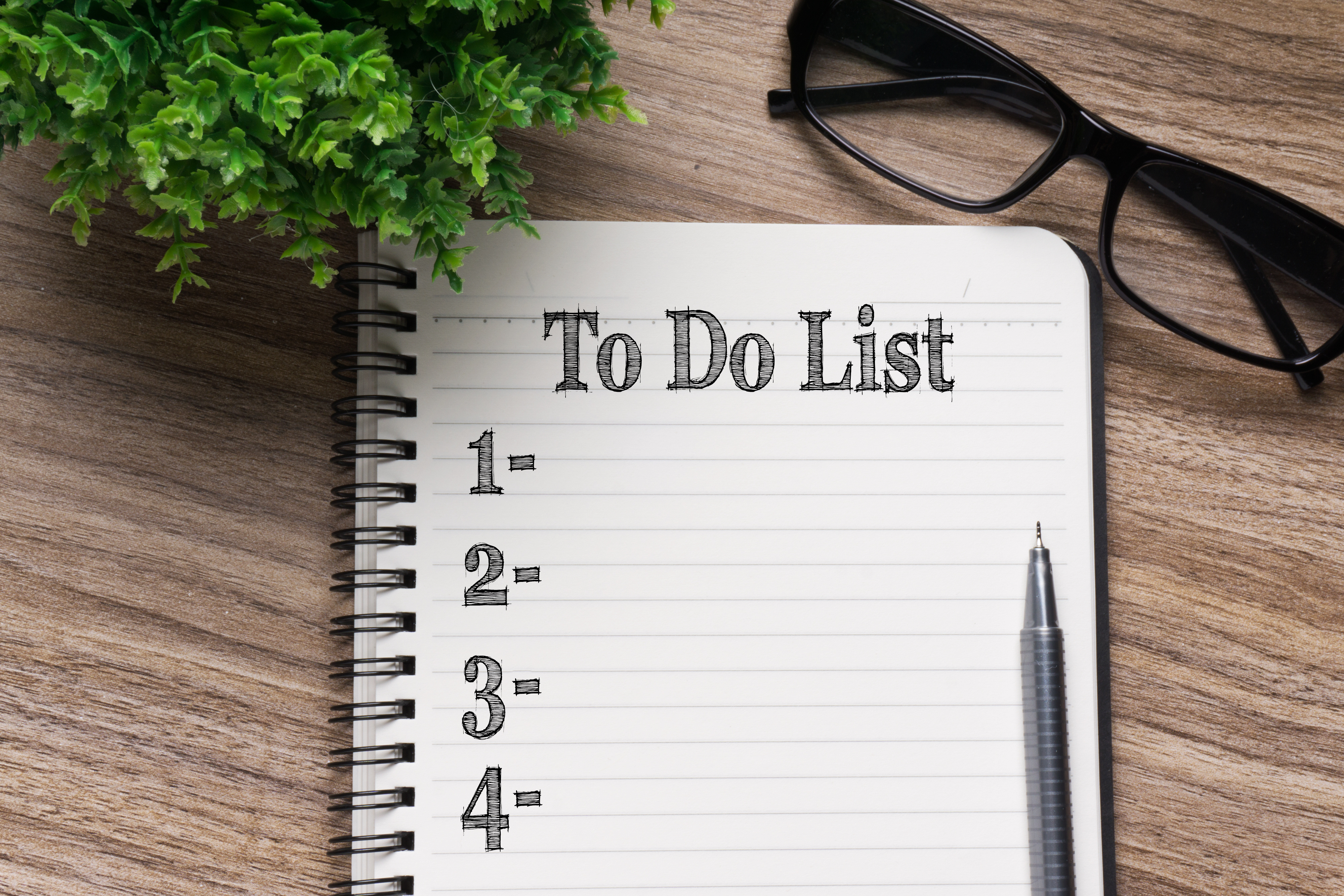 organised to do list