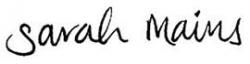 Sarah Mains Signature