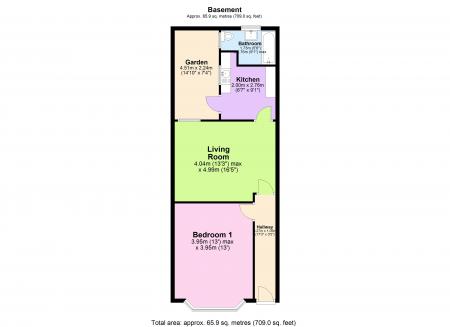 1 bedroom Flat to let in Stanford Road, Brighton, BN1