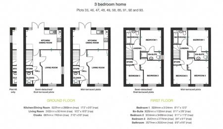 3 bedroom Terraced House to let in Honey Bee Lane, King's Lynn, PE30