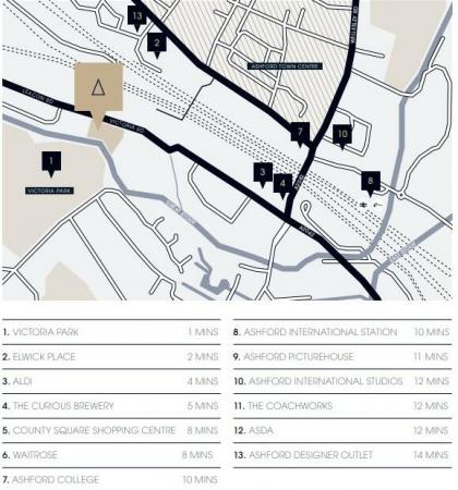 2 bedroom Flat for sale in Victoria Road, Ashford, TN23
