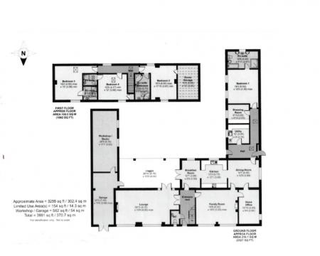 4 bedroom Detached house to let in Moor Lane, Market Rasen, LN8