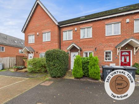 3 bedroom Town house for sale in Ashbank Place, Crewe, CW1