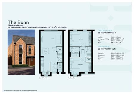 2 bedroom Mews house to let in The Bunn - Frank Cliffe Way, Middlewich, CW10