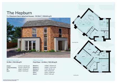 3 bedroom Semi-detached house to let in The Hepburn - Frank Cliffe Way, Middlewich, CW10