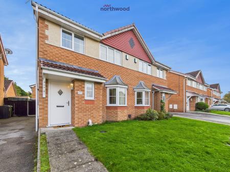 3 bedroom Semi-detached house for sale in Whitland Way, Wrexham, LL13