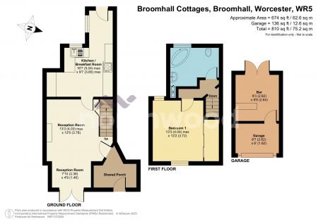 1 bedroom Terraced House for sale in Broomhall Cottages, Worcester, WR5
