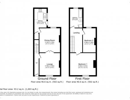 2 bedroom Terraced House for sale in Warrington Road, Goose Green, Wigan, WN3