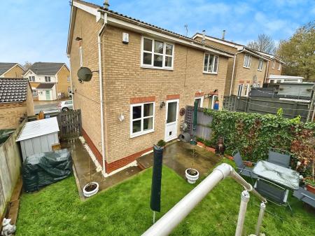 2 bedroom Semi-detached house for sale in Silkstone Close, Church Gresley, Swadlincote, DE11