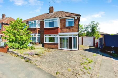 3 bedroom Semi-detached house for sale in Kings Drive, Leicester Forest East, LE3