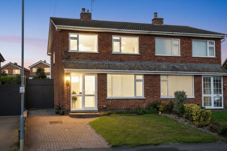 3 bedroom Semi-detached house for sale in Cul-De-Sac Living on Witham Close, Melton, LE13 0EA