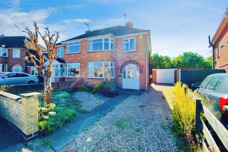 3 bedroom Semi-detached house for sale in Fieldgate Crescent, Birstall, LE4