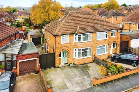 3 bedroom Semi-detached house for sale in Fieldgate Crescent, Birstall, LE4