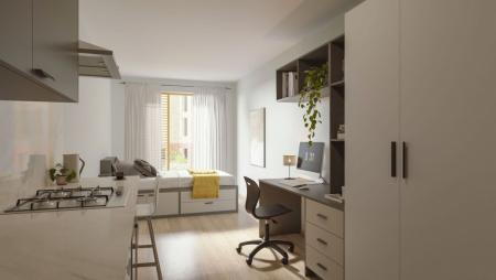 1 bedroom Studio flat to let in College Street, Town Centre, Northampton, NN1