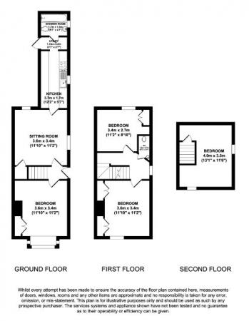 4 bedroom Semi-detached house to let in Dunkirk Road, Dunkirk, Nottingham, NG7