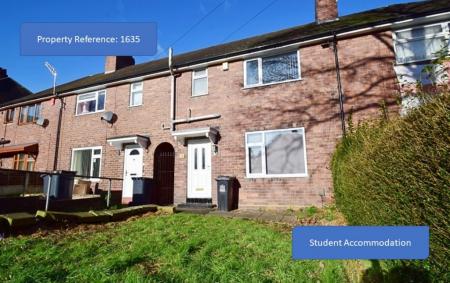 4 bedroom Terraced House to let in St. Georges Road, Newcastle-Under-Lyme, ST5