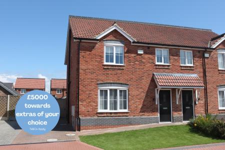 3 bedroom Semi-detached house for sale in Plot 51 - North Street, Winterton, North Lincolnshire, DN15
