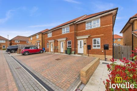 2 bedroom End of terrace house for sale in Oppy Wood Close, Cottingham, East Riding of Yorkshire, HU16