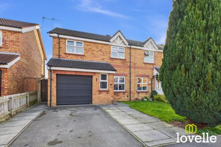 3 bedroom Semi-detached house for sale in Ropery Close, Beverley, East Riding of Yorkshire, HU17