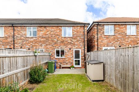 2 bedroom End of terrace house for sale in Baatsfjord Close, New Waltham, DN36